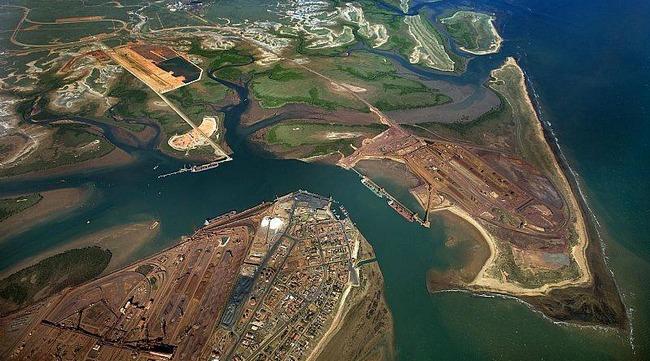 澳大利(lì)亞鐵礦石(shí)出口(kǒu)