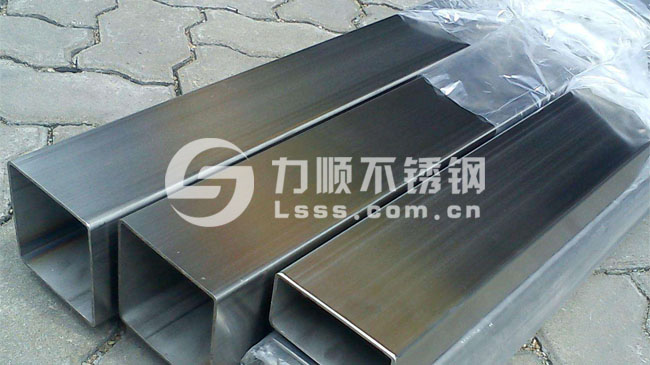 外表麵拉絲不鏽鋼方管 304,100x100mm