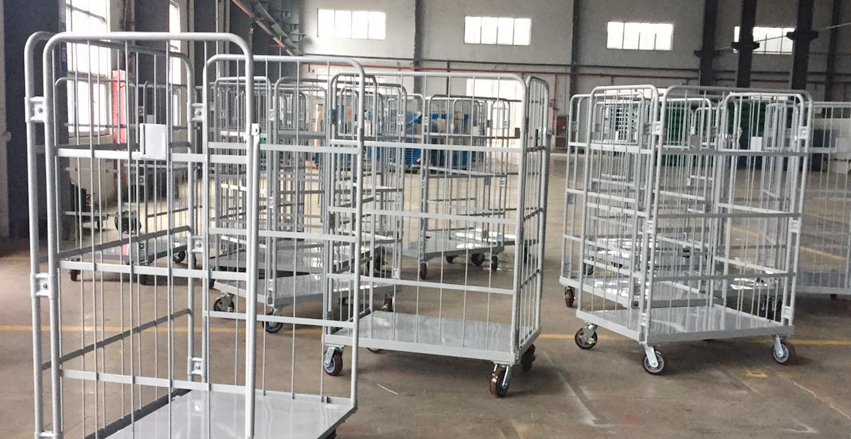 塑料底板物流台車