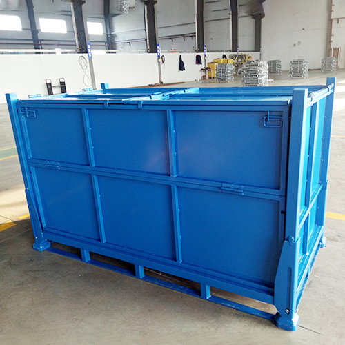 帶（dài）蓋折（shé）疊金屬箱